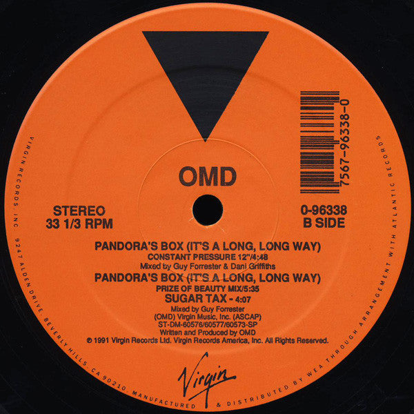 Orchestral Manoeuvres In The Dark : Pandora's Box (It's A Long, Long Way) (12")