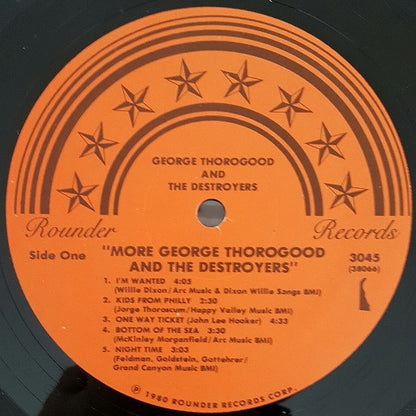 George Thorogood & The Destroyers : More George Thorogood And The Destroyers (LP, Album, Eur)
