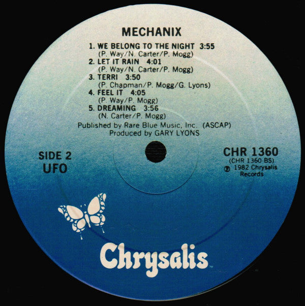 UFO (5) : Mechanix (LP, Album, PRC)