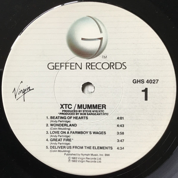 XTC : Mummer (LP, Album, Win)