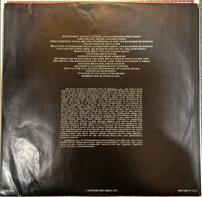 Talking Heads : More Songs About Buildings And Food (LP, Album, Win)