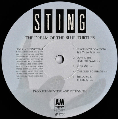 Sting : The Dream Of The Blue Turtles (LP, Album, Tra)