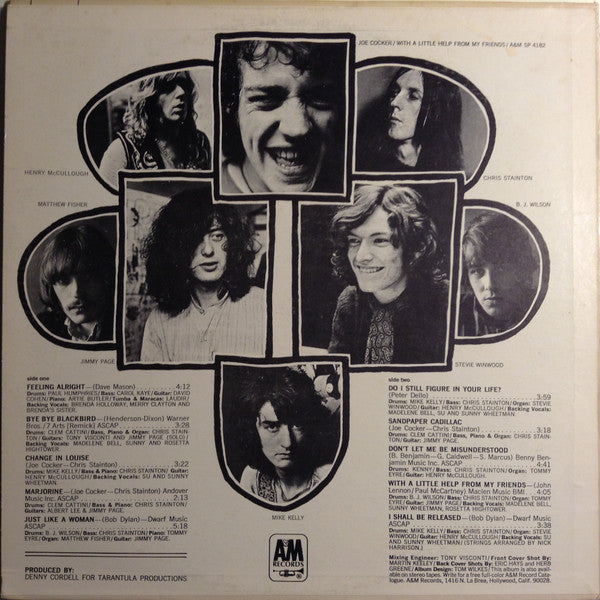 Joe Cocker : With A Little Help From My Friends (LP, Album, RE)