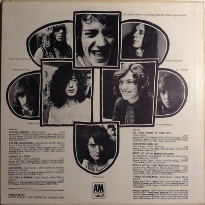 Joe Cocker : With A Little Help From My Friends (LP, Album, RE)
