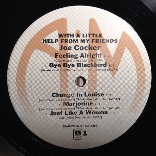 Joe Cocker : With A Little Help From My Friends (LP, Album, RE)