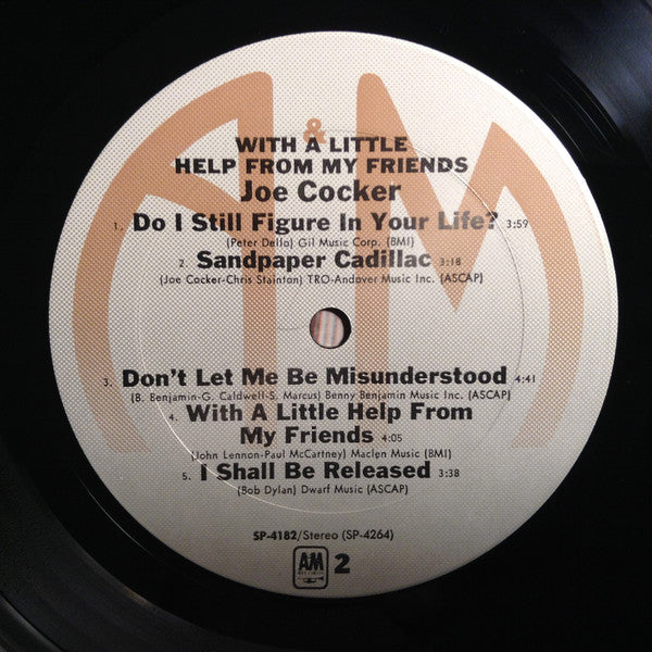 Joe Cocker : With A Little Help From My Friends (LP, Album, RE)