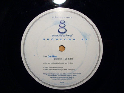 Brockie & Ed Solo / DJ Kane / Undercover Agent : Showdown E.P. (2x12", EP)