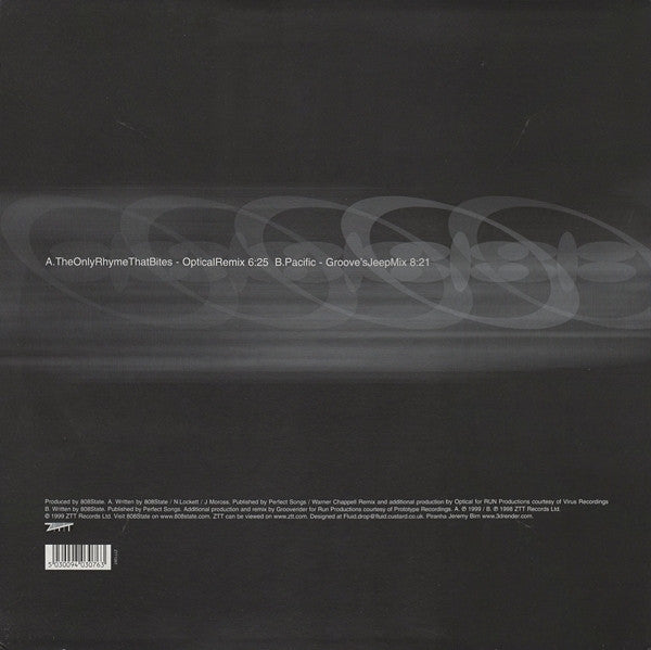 MC Tunes vs. 808state* : The Only Rhyme That Bites 99 (12")