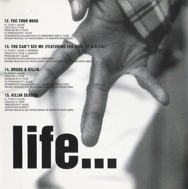 MC Eiht Featuring CMW : Death Threatz (CD, Album)