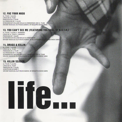 MC Eiht Featuring CMW : Death Threatz (CD, Album)