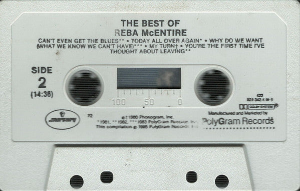 Reba McEntire : The Best Of Reba McEntire (Cass, Comp)