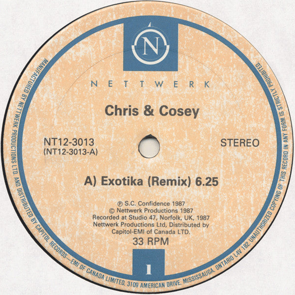 Chris And Cosey* : Exotika (12", Single)