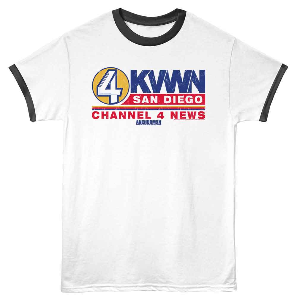 Anchorman Ch 4 News Logo T-Shirt t-shirt
