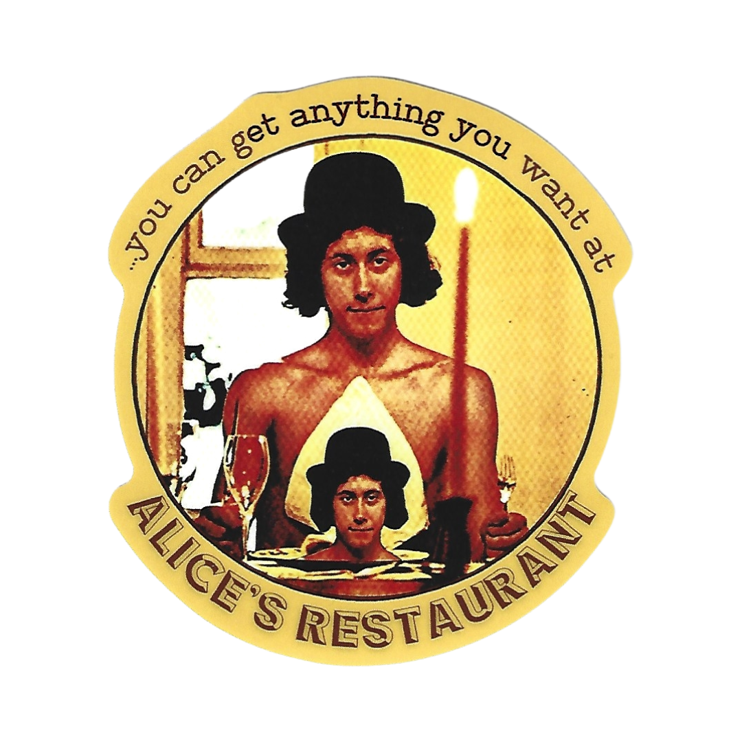 Arlo Guthrie - Alice's Restaurant Sticker