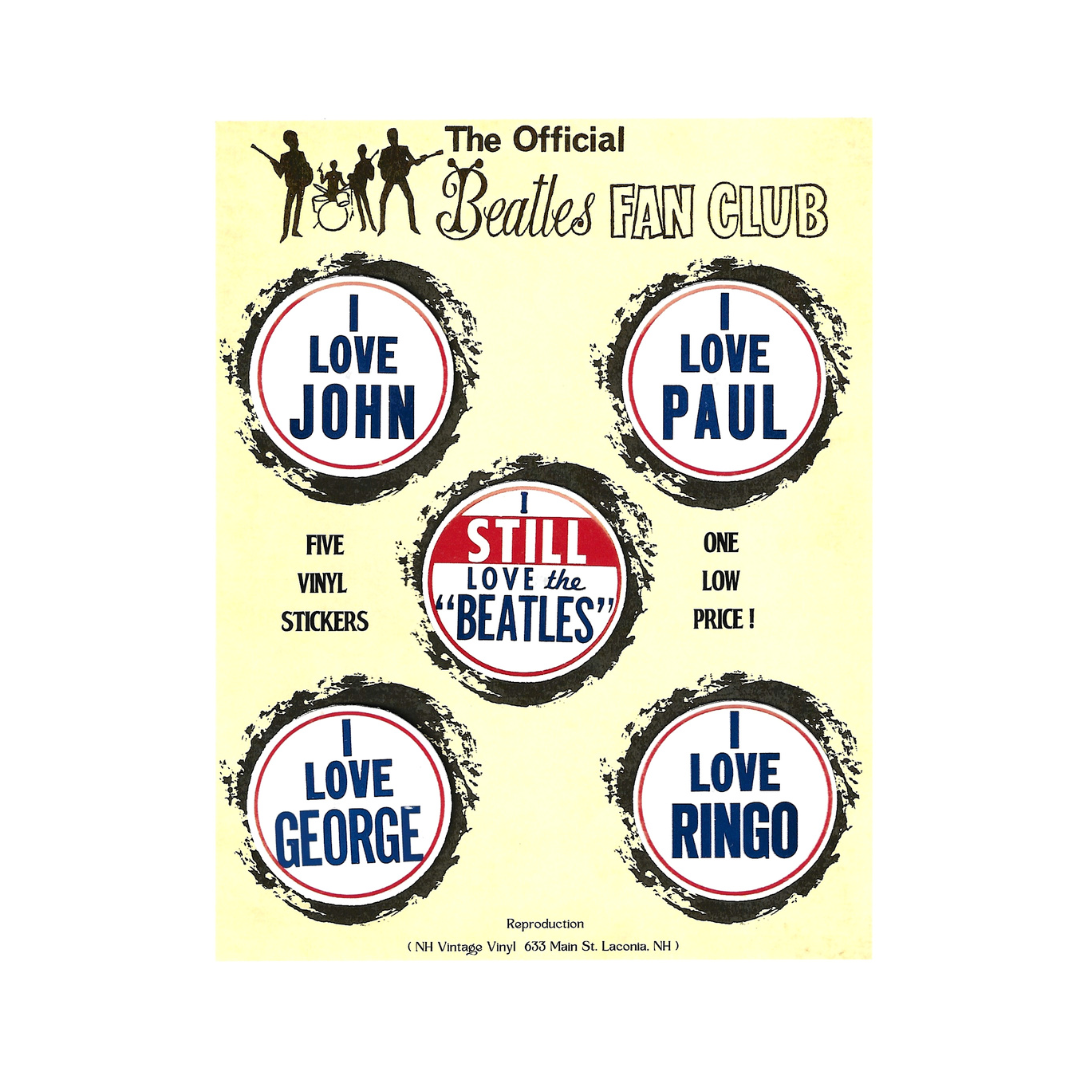 Beatles Sticker Reproduction Pack