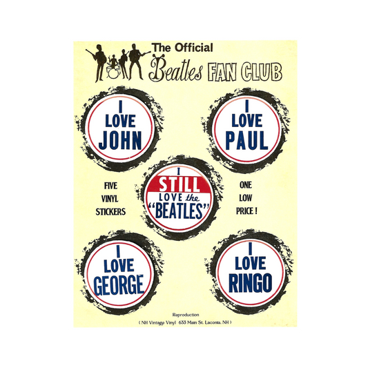 Beatles Sticker Reproduction Pack