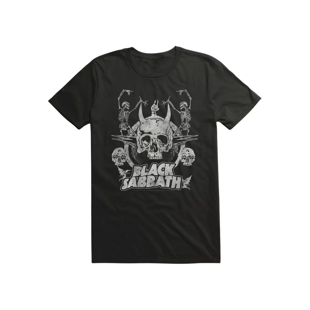 Black Sabbath Dancing Skeletons T-Shirt