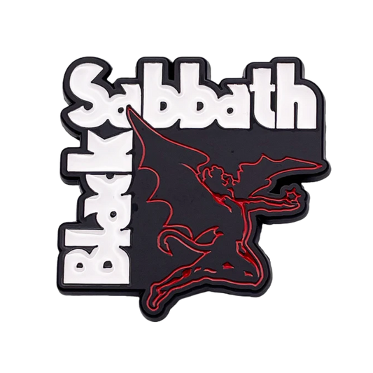 Black Sabbath Demon Logo 1.25" Enamel Pin