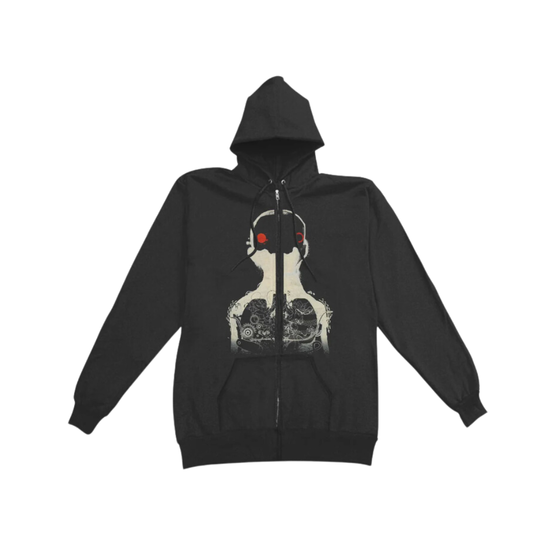 Bright Eyes Zippered Hoodie