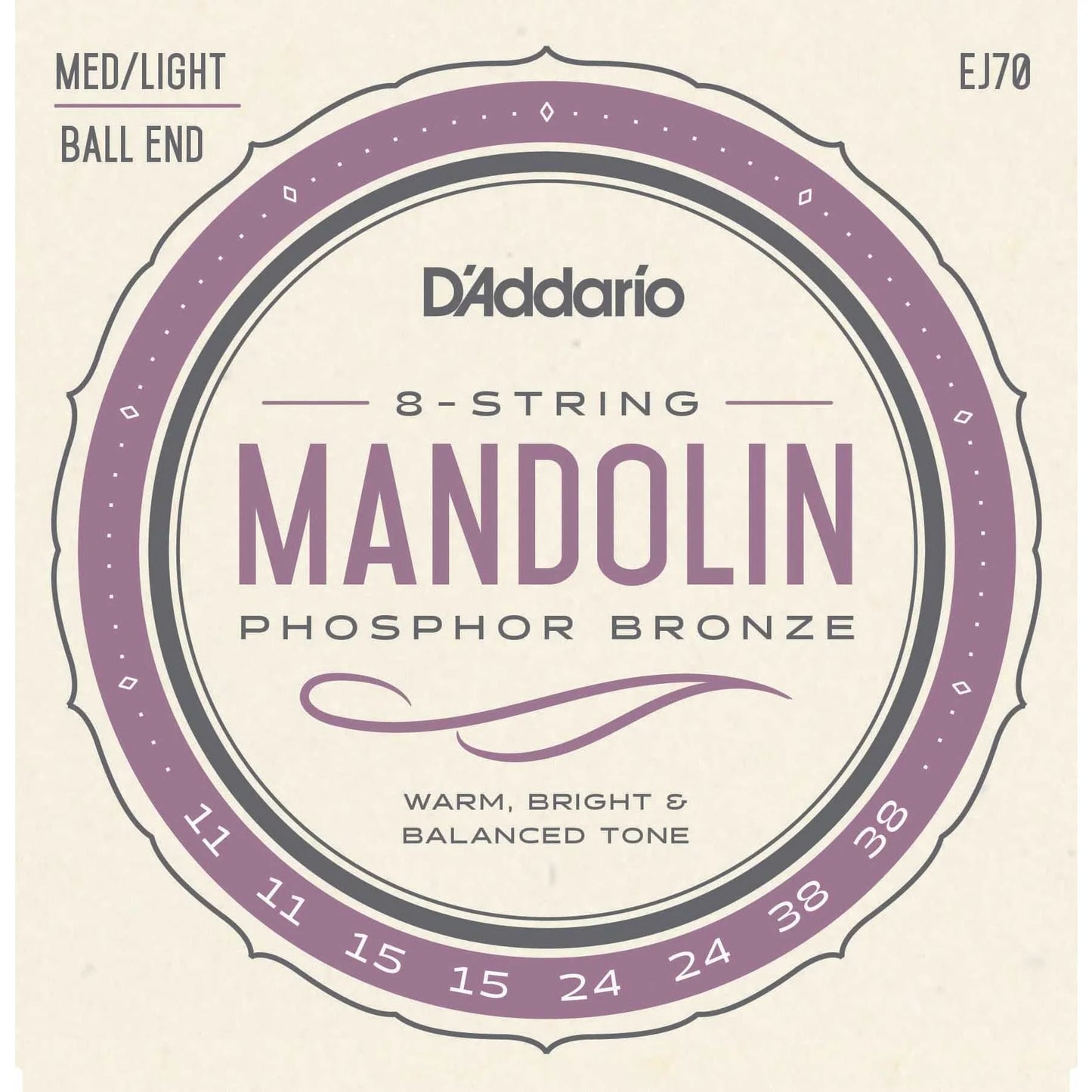 D’Addario Mandolin Ball End