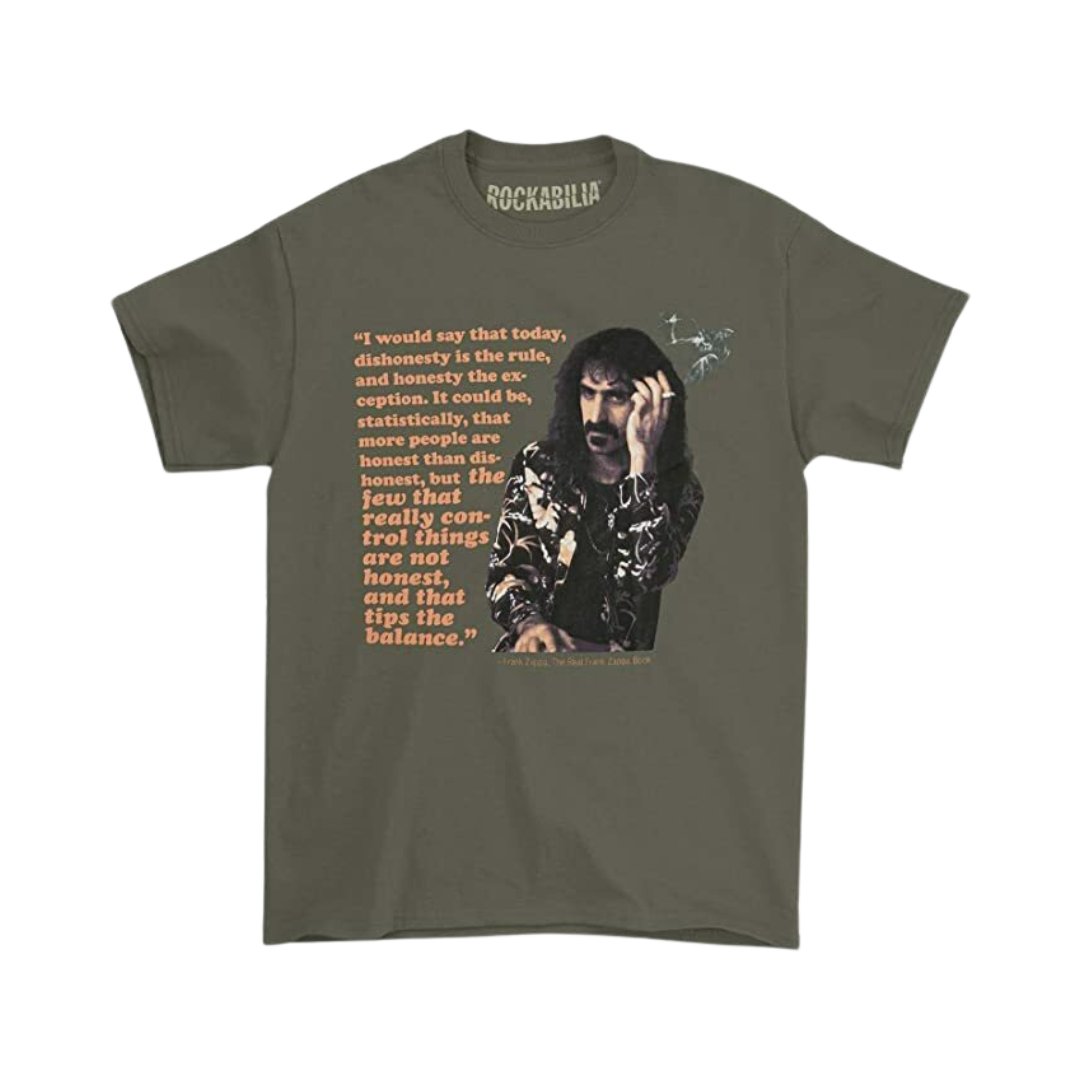 Frank Zappa Honest T-Shirt