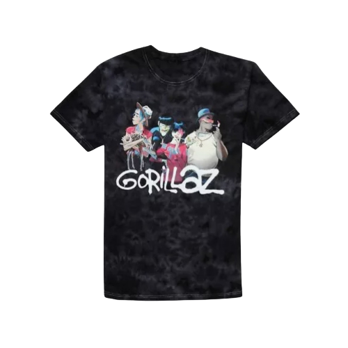 Gorillaz Group Tie-Dye T-Shirt