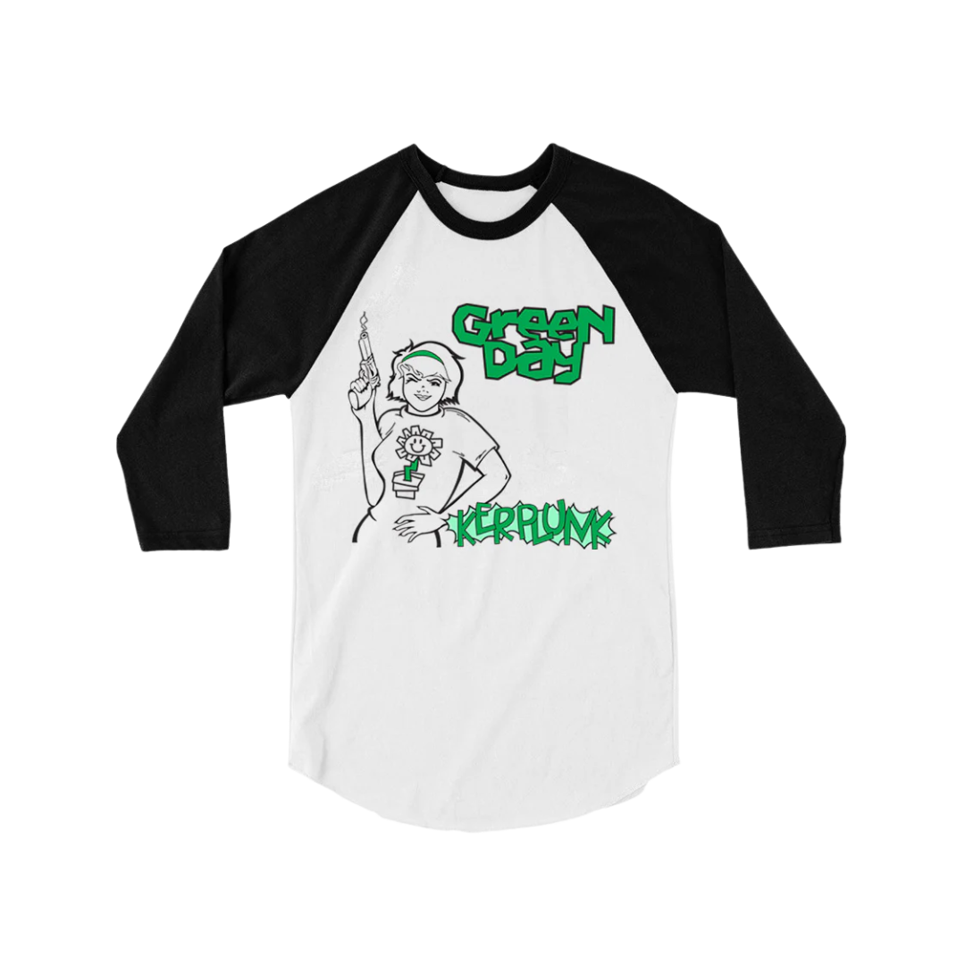 Green Day Kerplunk baseball tee