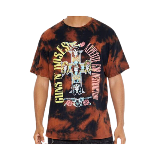 Guns N Roses - Bleach Dye T-Shirt