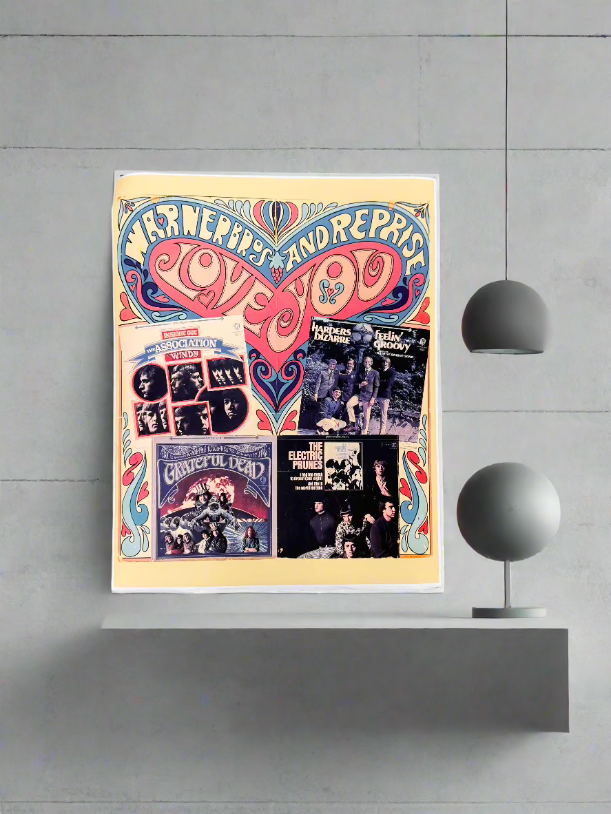 Warner Bro & Reprise Ad Poster 16" x 20"