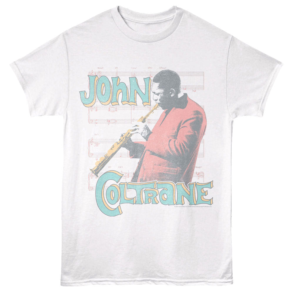 John Coltrane Pastel Playing T-Shirt t-shirt