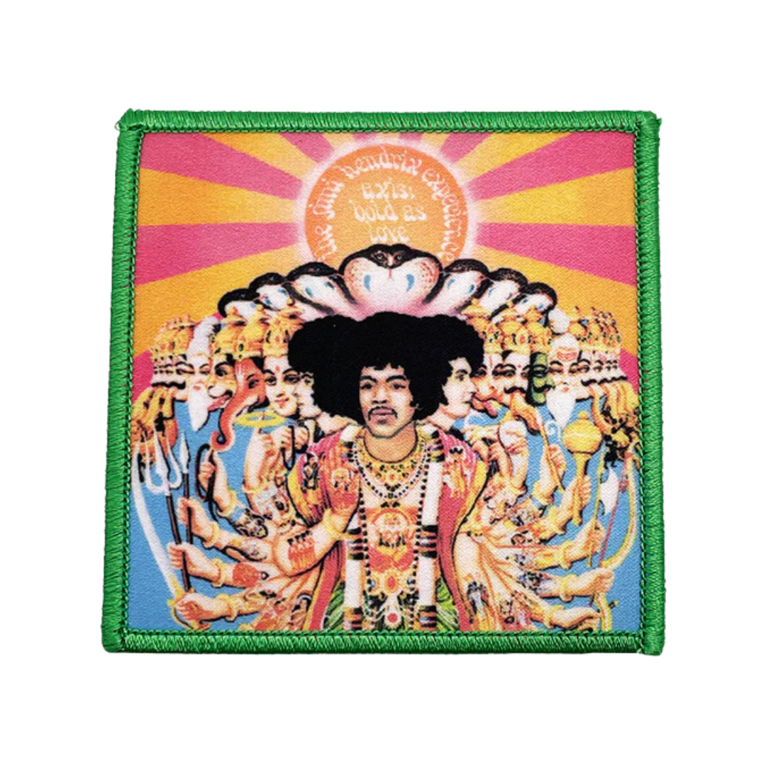 Jimi Hendrix Bold As Love 3.25"x3.25" Patch