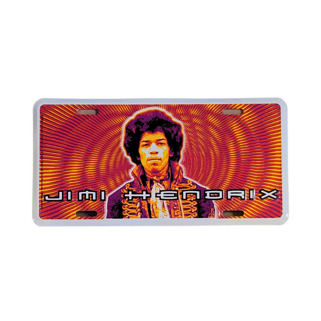 Jimi Hendrix License Plate