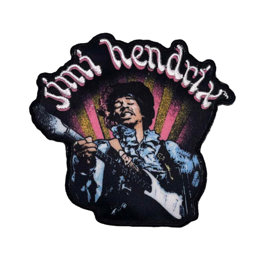 Jimi Hendrix Rays 3.25"x3.1" Patch