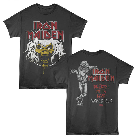 Iron Maiden World Tour 1982 F B T-Shirt t-shirt