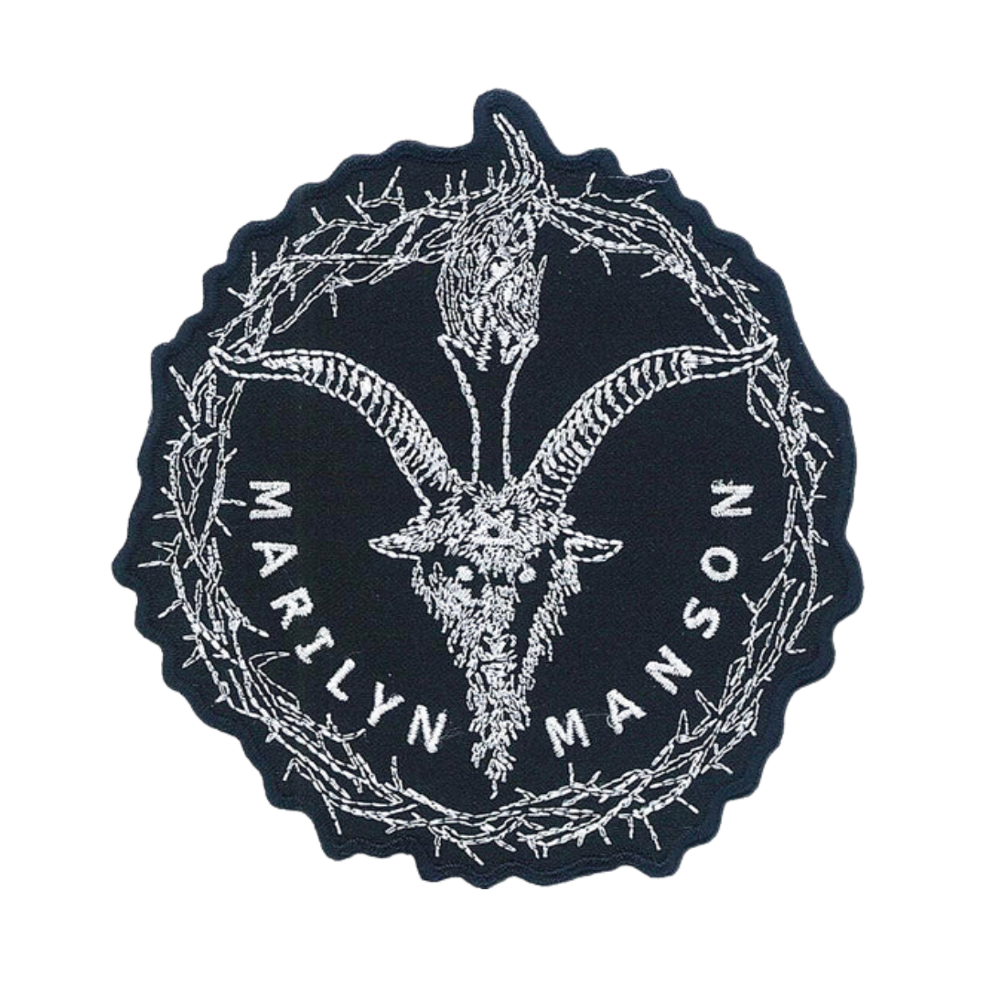 Marilyn Manson Bapho Head 3.2"x3.3" Patch