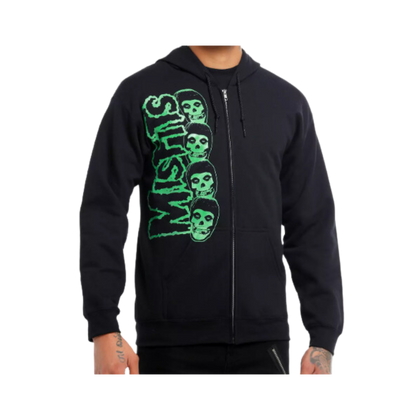 Misfits Crimson Ghost Glow-In-The-Dark Hoodie Front