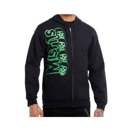 Misfits Crimson Ghost Glow-In-The-Dark Hoodie Front