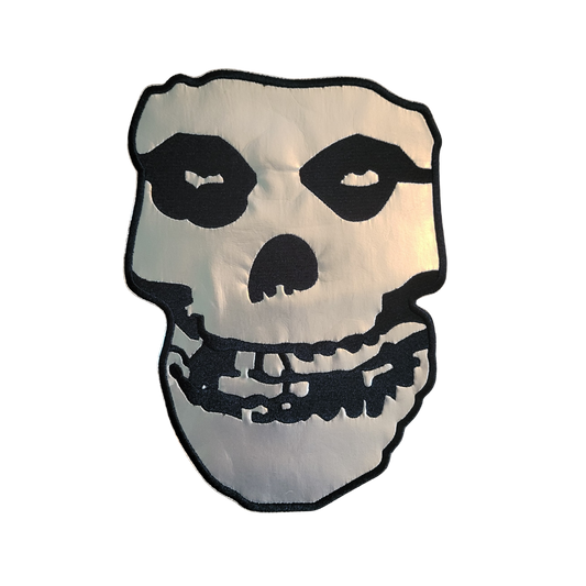 Misfits Reflective Skull Back Patch