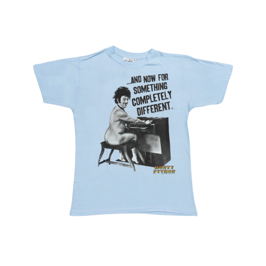 Monty Python And Now For Something Completely Different Light Blue T-Shirt