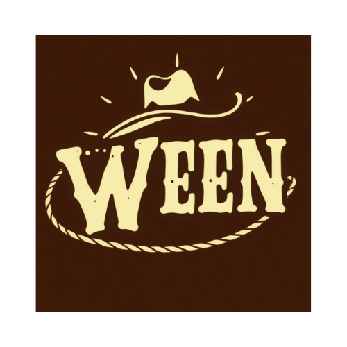 Ween Cowboy Hat Sticker