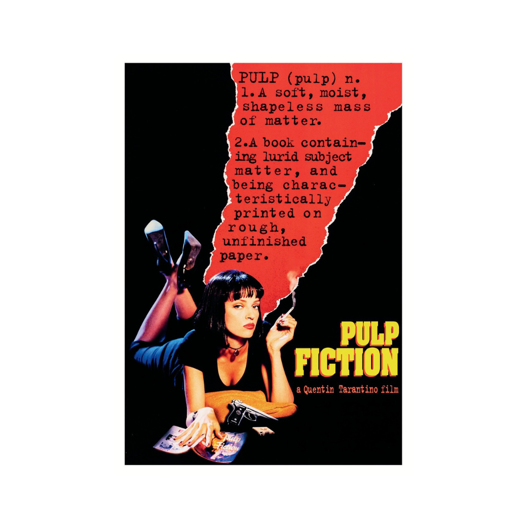 Pulp Fiction Sticker – NH Vintage Vinyl