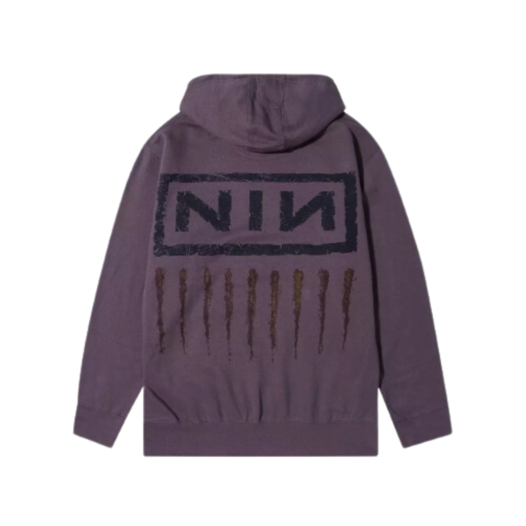 Nine Inch Nails Logo Two-Sided Hoodie Back