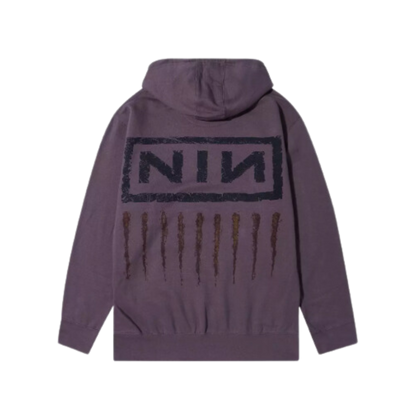 Nine Inch Nails Logo Two-Sided Hoodie Back