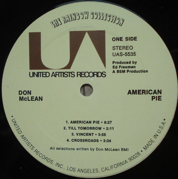 Don McLean : American Pie  (LP, Album, Pit)