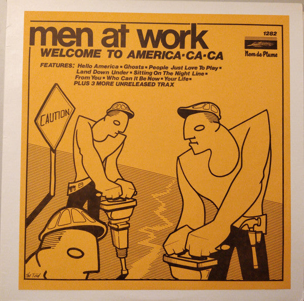 Men At Work - Welcome to America-ca-ca (LP, Unofficial, Very Good+(VG+))