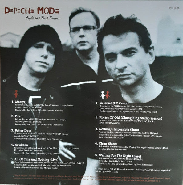 Depeche Mode - Angels and Black Swarms (LP, Unofficial, Grey, Very Good Plus (VG+))