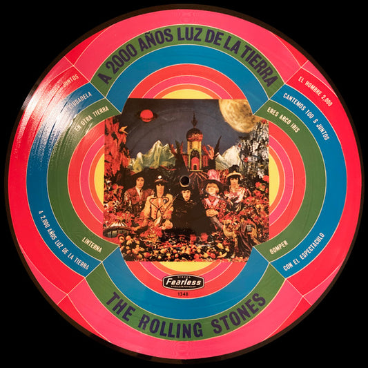 The Rolling Stones -  A 2,000 Años Luz De La Tierra (LP, Pic Disc, Unofficial)(Very Good+(VG+))