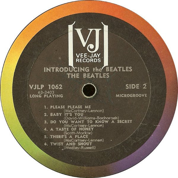 The Beatles - Introducing The Beatles (LP, Stereo, Unofficial)(Very Good (VG))