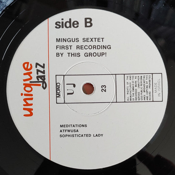 Mingus Sextet - Live in Europe! (LP, Unofficial, Very Good Plus (VG+))