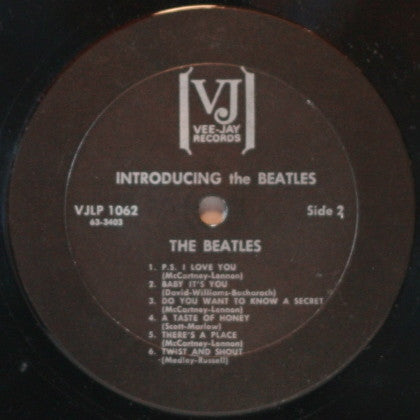 The Beatles - Introducing the Beatles (LP, Album, Unofficial, Very Good Plus (VG+))